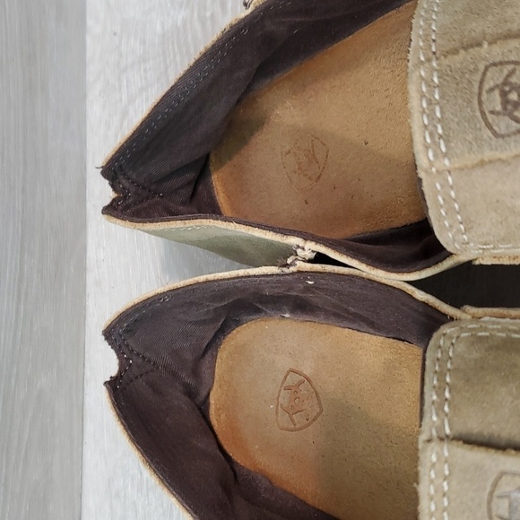 Ariat Womens Leather Bomber Cruiser Loafer Slip on shoes sz 8.5B - Picture 6 of 13